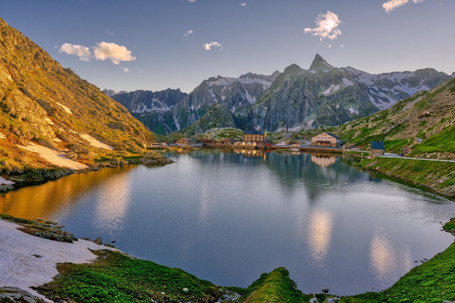 Col du Grand Saint-Bernard de nuit